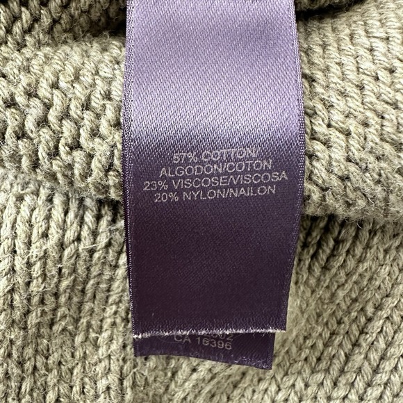 Liz Claiborne Green Crochet Knit Sweater Size Small Cottagecore Preppy Stylish - Picture 8 of 9